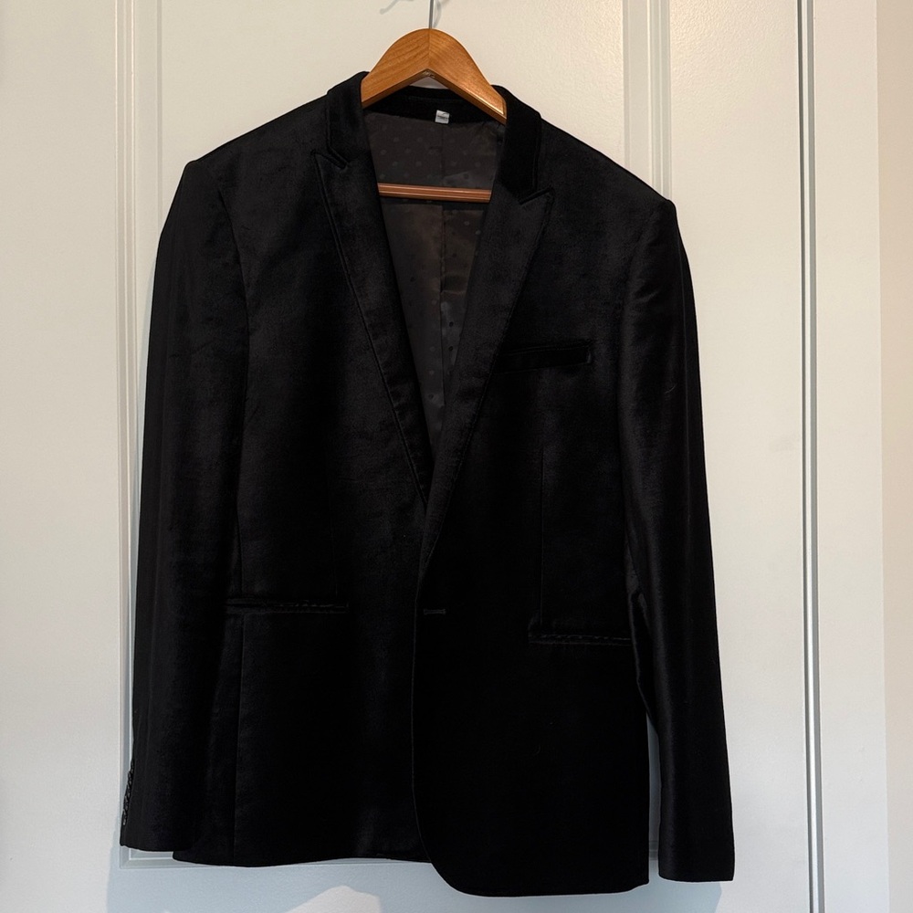 Express Classic Velvet Black Blazer